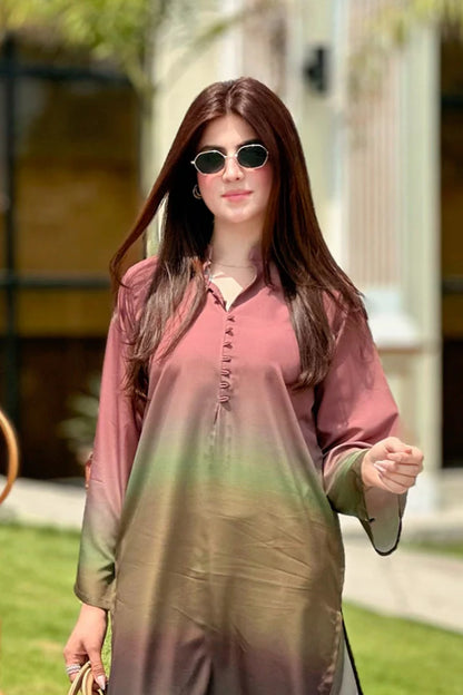 LULUSAR Silk 2PC Digital Printed V267 - Unstitched