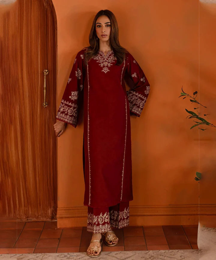 Dhanak - 2PC Embroidered Unstitched V240