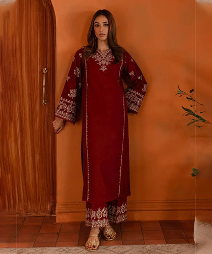 Dhanak - 2PC Embroidered Unstitched V240