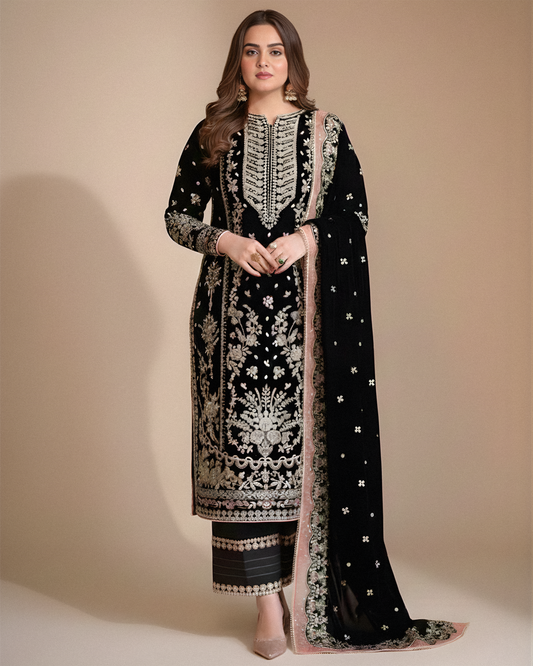 ANEELA’S LUXURY VELVET COLLECTION V680 - Unstitched