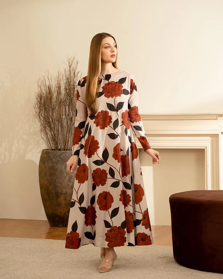 LULUSAR Silk 3PC Digital Printed V107 - Unstitched