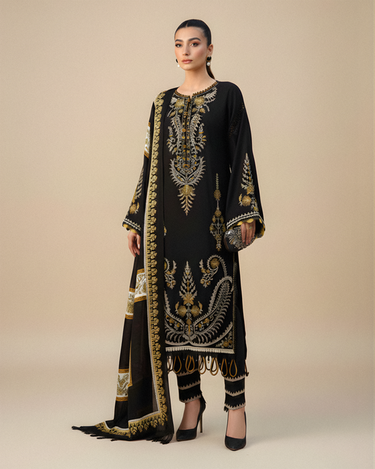 MARIA B DHANAK UNSTITCHED DRESS V715