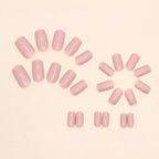 Soft Pink Squoval Press-on Nails