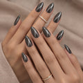 Black Sparkle Press-on Nails