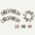 Daisy Flower Square Press-on Nails