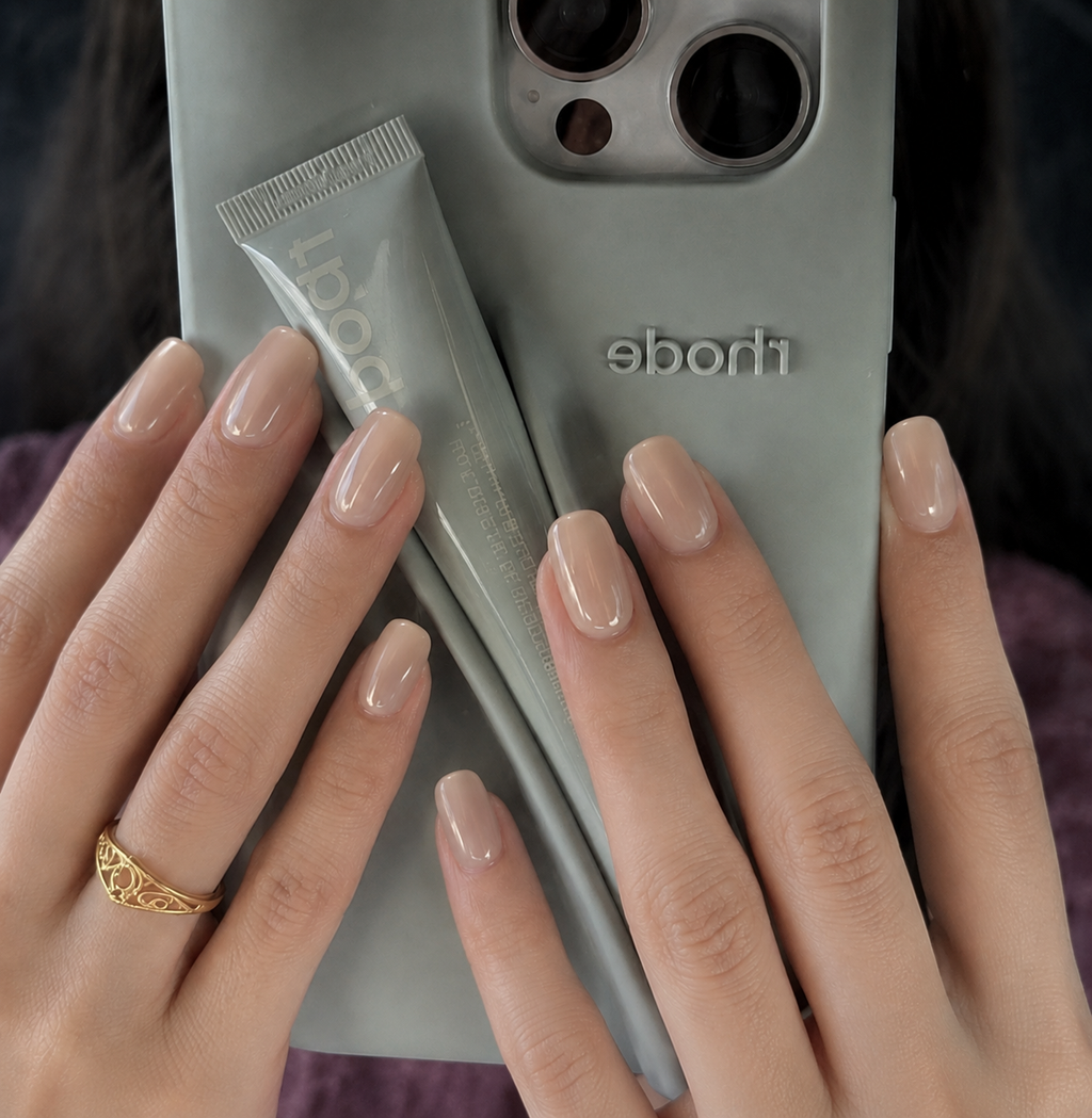 Light Coffee Square Press-on Nails