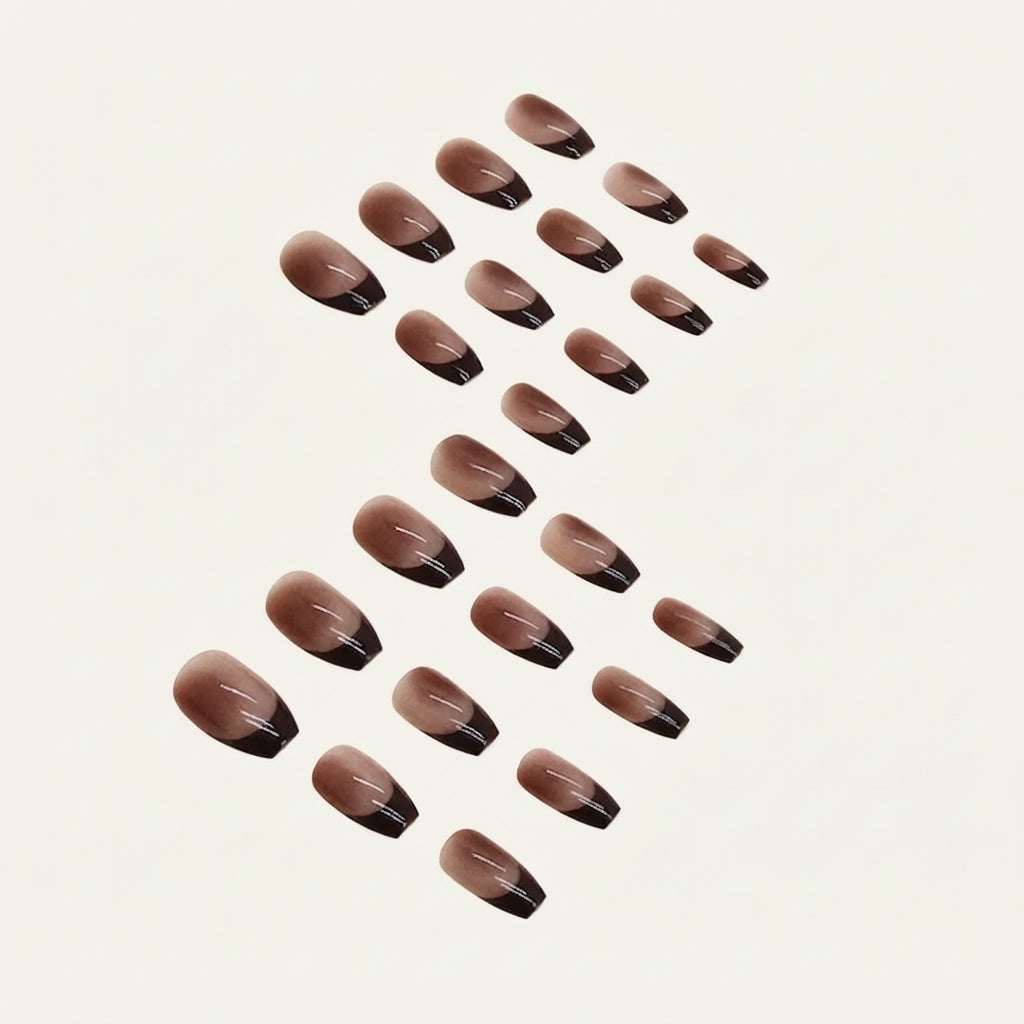 Minimalist French Shiny Press-on Nails