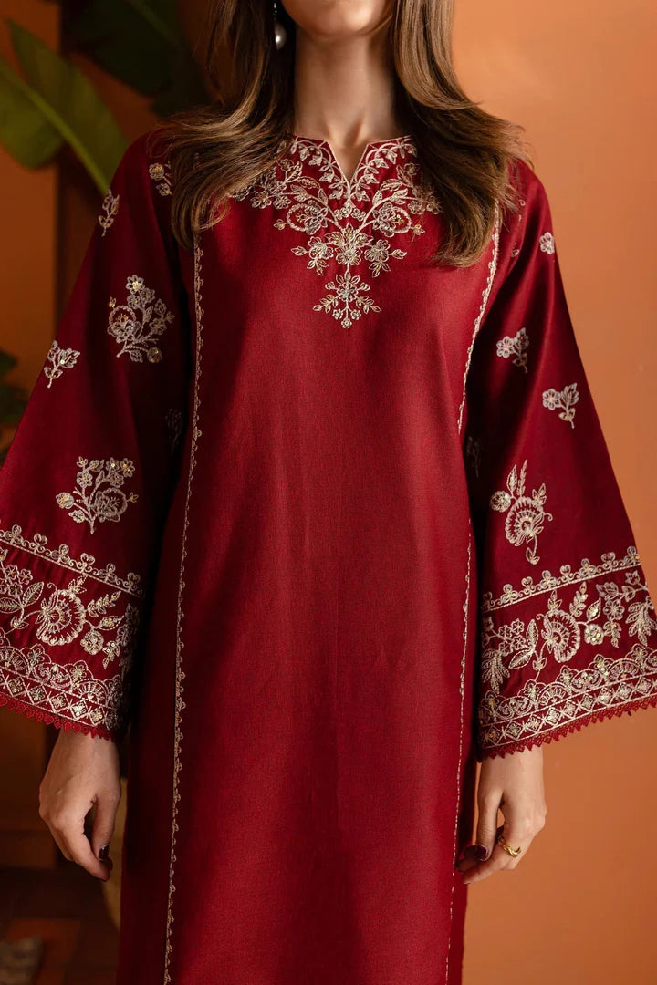 Dhanak - 2PC Embroidered Unstitched V240