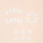 Off White Almond Press-on Nails