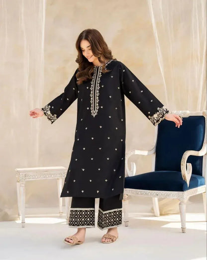 Laam Embroidered 2PC - Unstitched